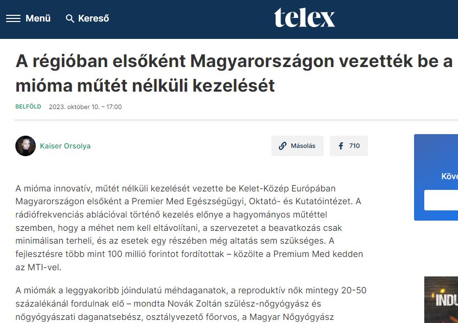 telex - premier med